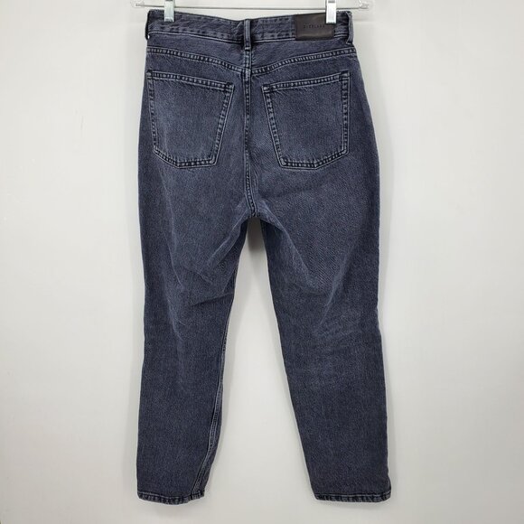 Everlane The Curvy 90's Cheeky Straight Grey Women's Denim Jeans 28 Regular - Picture 2 of 11